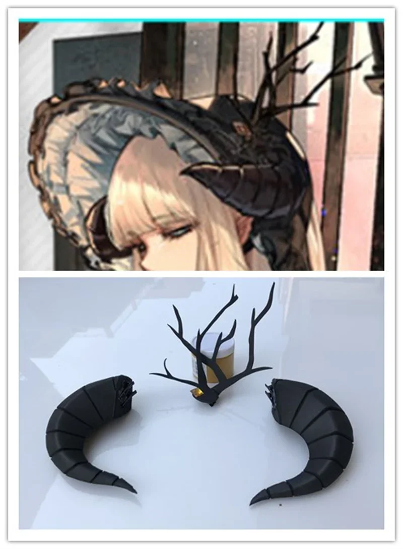 Game Arknights Nightingale Cosplay Horns Head Clip Branch Headgear Headwear Cosplay Props Accessories Hair Clip Halloween
Game Arknights Nightingale Cosplay Horns Head Clip Branch Headgear Headwear Cosplay Props Accessories Hair Clip Halloween