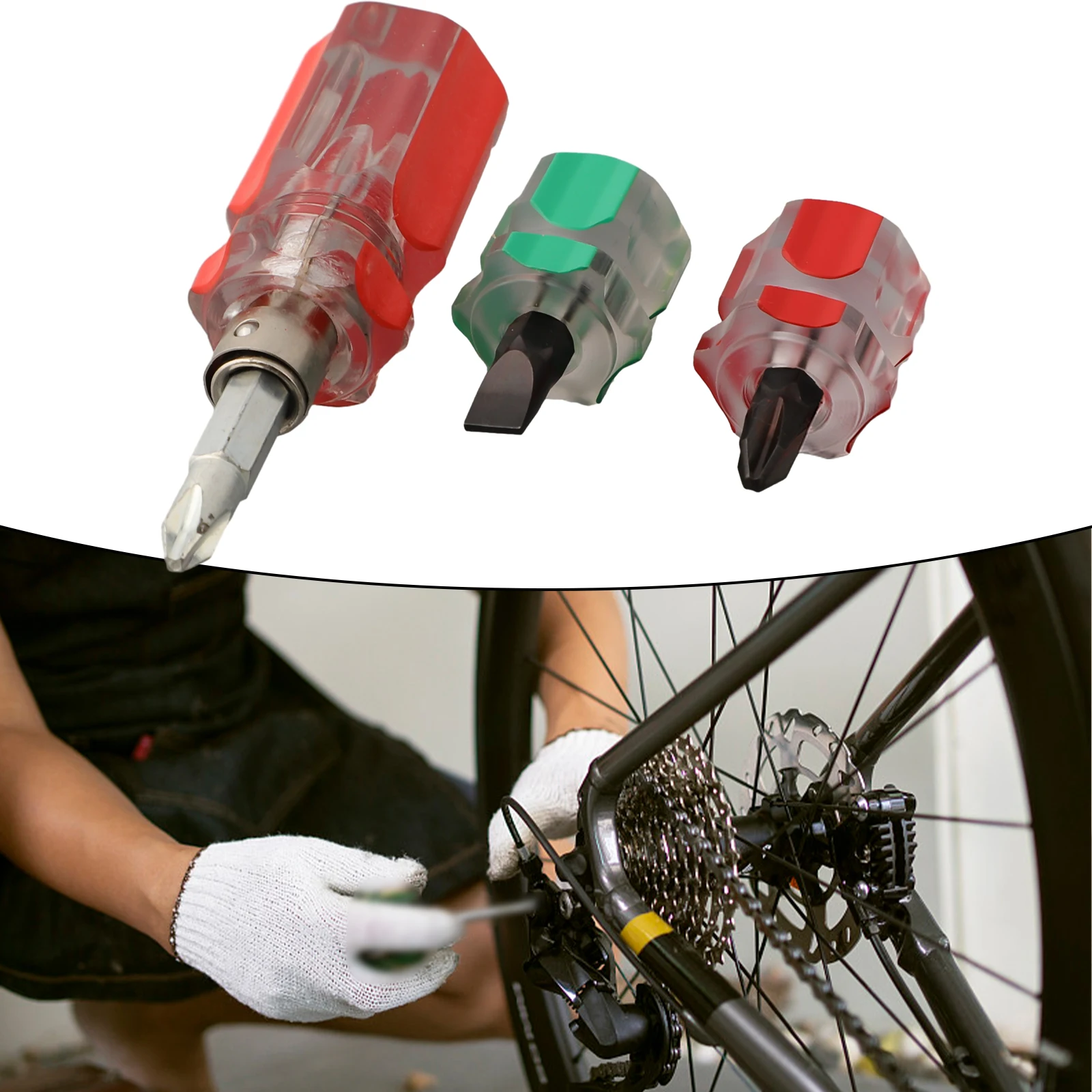 3Pcs Short Screwdriver Flat Head /Cross-Head/2-in-1 Interchangeable Screwdriver Hand Tools Flat Head Cross-head Screwdriver
3Pcs Short Screwdriver Flat Head /Cross-Head/2-in-1 Interchangeable Screwdriver Hand Tools Flat Head Cross-head Screwdriver