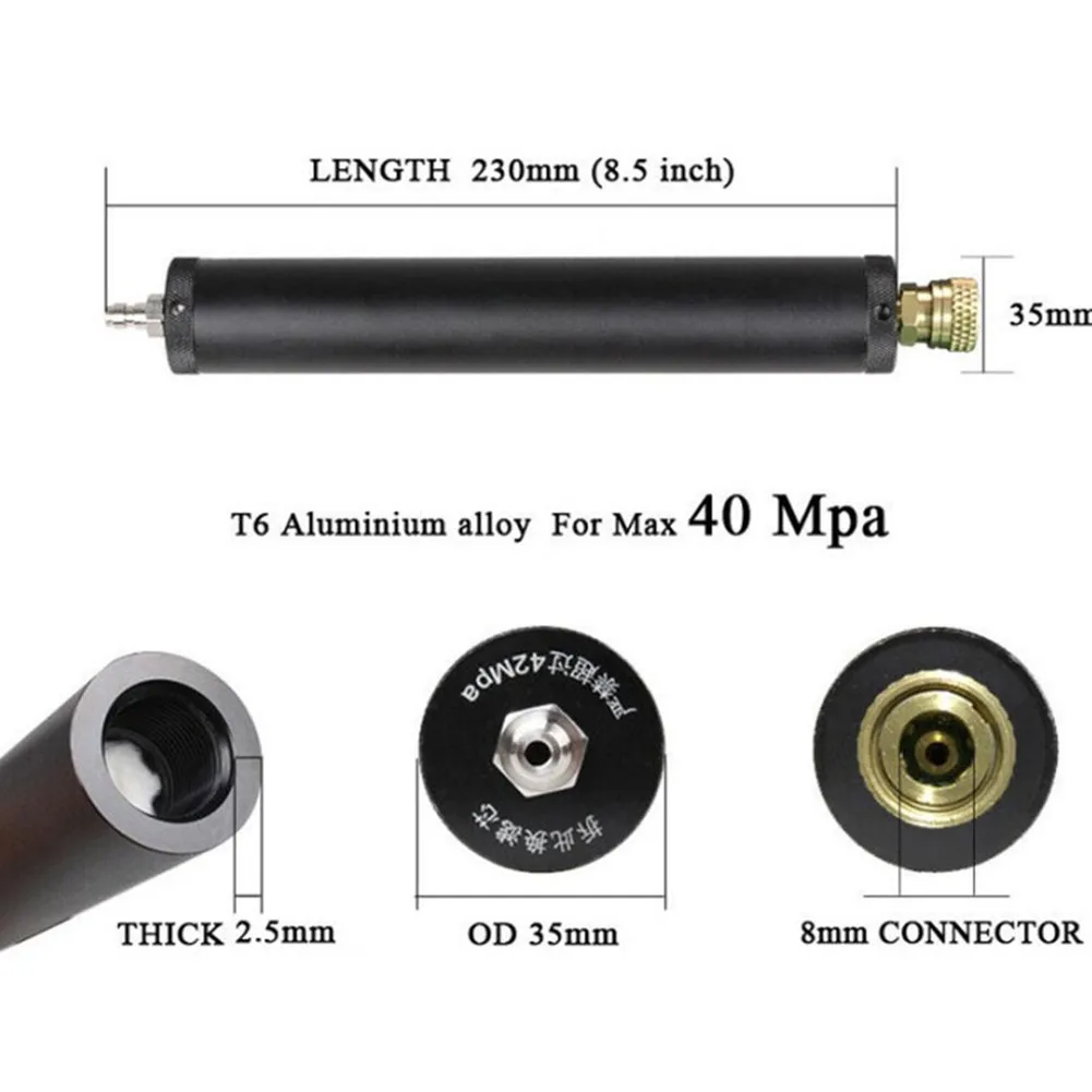 For Automobile Motorcycle Oil-water Separator Pcp Compressor 230 Mm Length 7075 Aluminum Alloy Air Filte High Pressure
For Automobile Motorcycle Oil-water Separator Pcp Compressor 230 Mm Length 7075 Aluminum Alloy Air Filte High Pressure