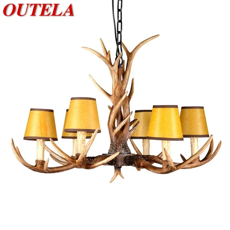 OUTELA Nordic Antler Pendent Lamp American Retro Living Room Dining Room Villa Coffee Shop Clothing Store Decoration Chandelier
OUTELA Nordic Antler Pendent Lamp American Retro Living Room Dining Room Villa Coffee Shop Clothing Store Decoration Chandelier
