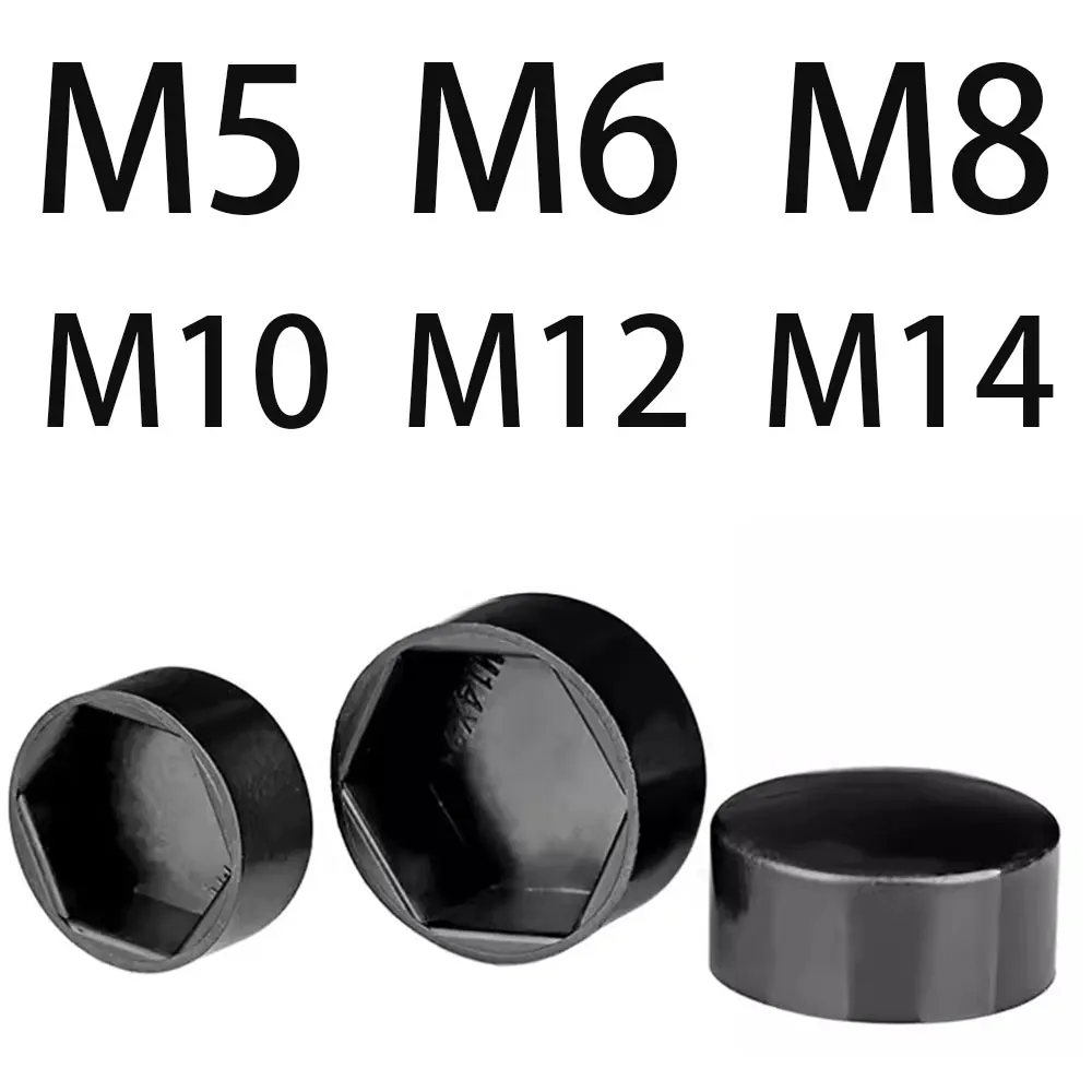 

M5 M6 M8 M10 M12 M14 Car Wheel Bolt Nut Dome Protection Cap Cover Exposed Hexagon Plastic Car Tyre Nut Screw Exterior Decoration