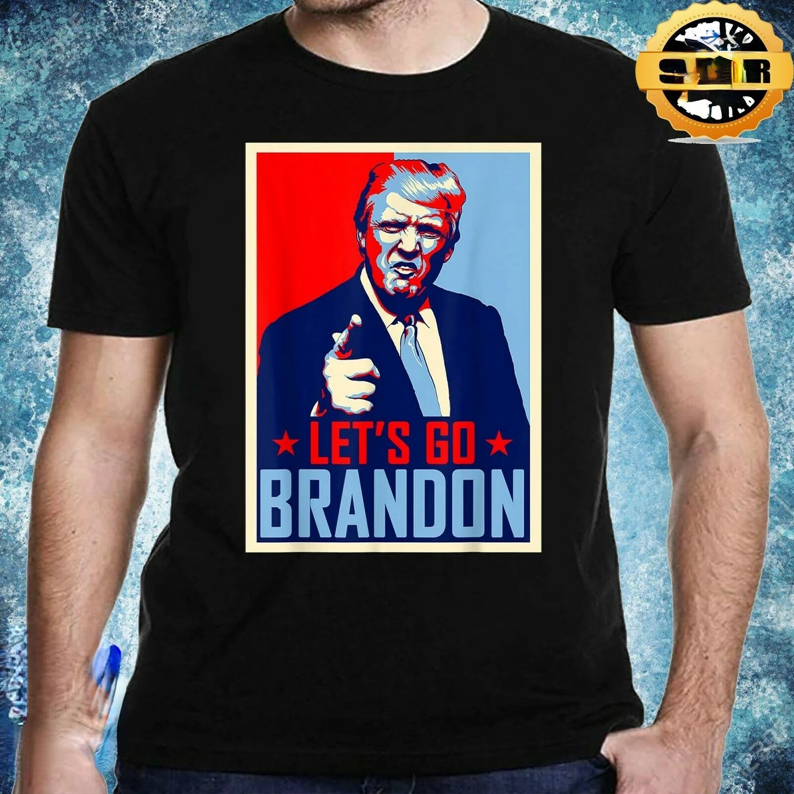 Давайте посмотрим на футболку с рисунком Брэндона плакат с Трампом Joe Biden. Мужская хлопковая футболка с коротким рукавом и круглым вырезом
Давайте посмотрим на футболку с рисунком Брэндона плакат с Трампом Joe Biden. Мужская хлопковая футболка с коротким рукавом и круглым вырезом