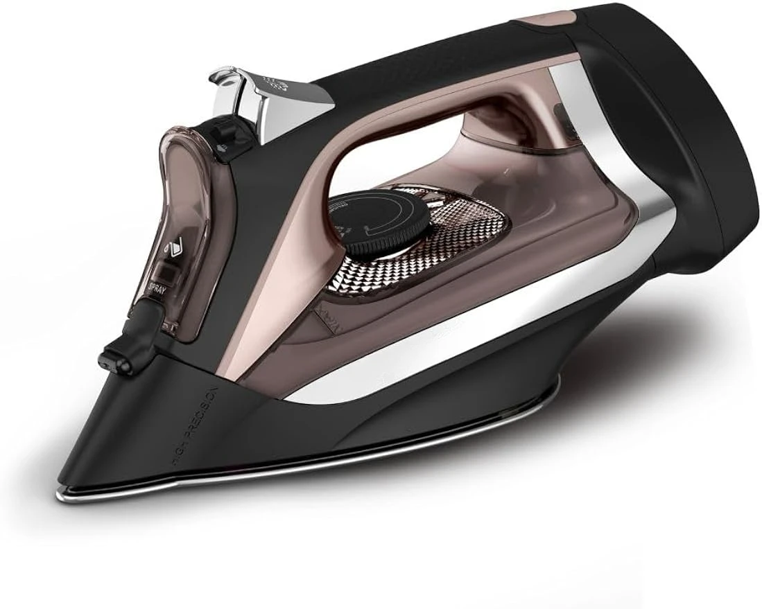 

Access Stainless Steel Soleplate Steam Iron with Retractable Cord 1725 Watts Powerful Steam Diffusion