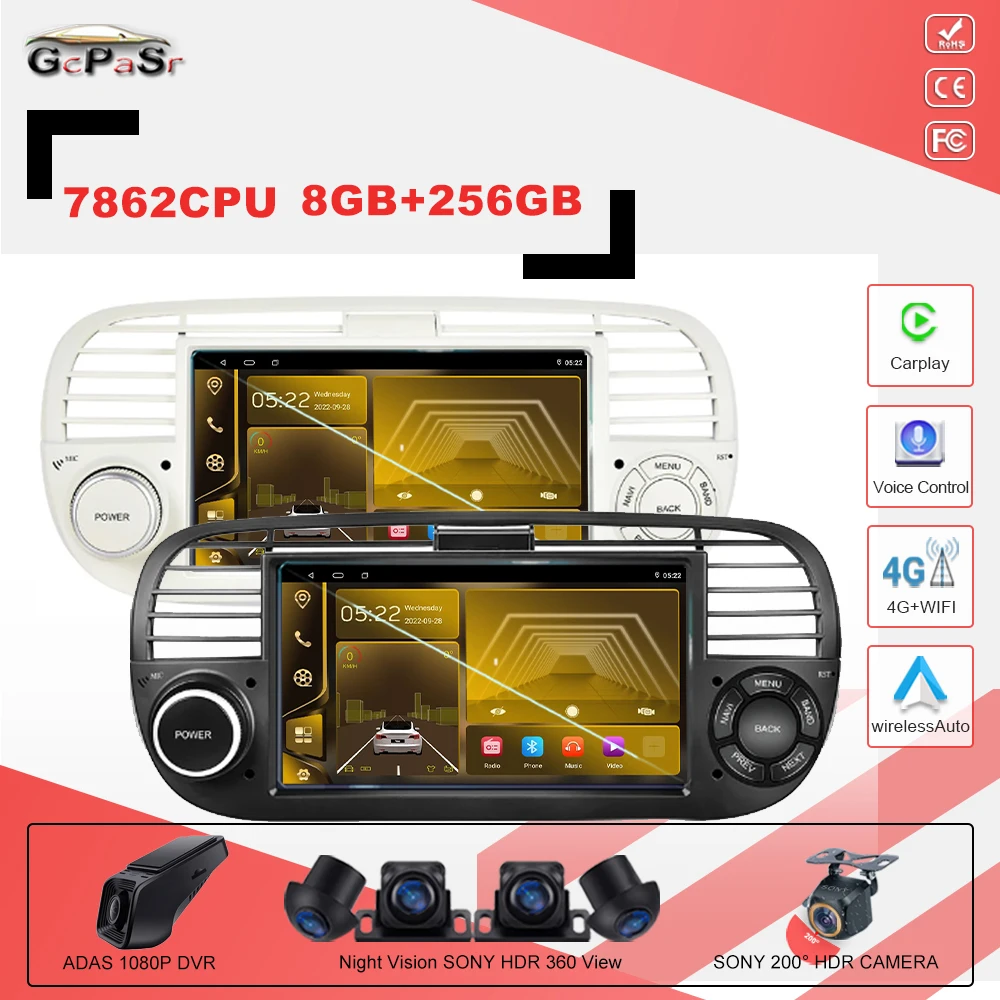 Android 13 For FIAT 500 Abarth 2007 -2015 Wireless Carplay Auto Stereo GPS Navigation RDS DVD Wireless Caplay Head Unit 7862CPU
Android 13 For FIAT 500 Abarth 2007 -2015 Wireless Carplay Auto Stereo GPS Navigation RDS DVD Wireless Caplay Head Unit 7862CPU