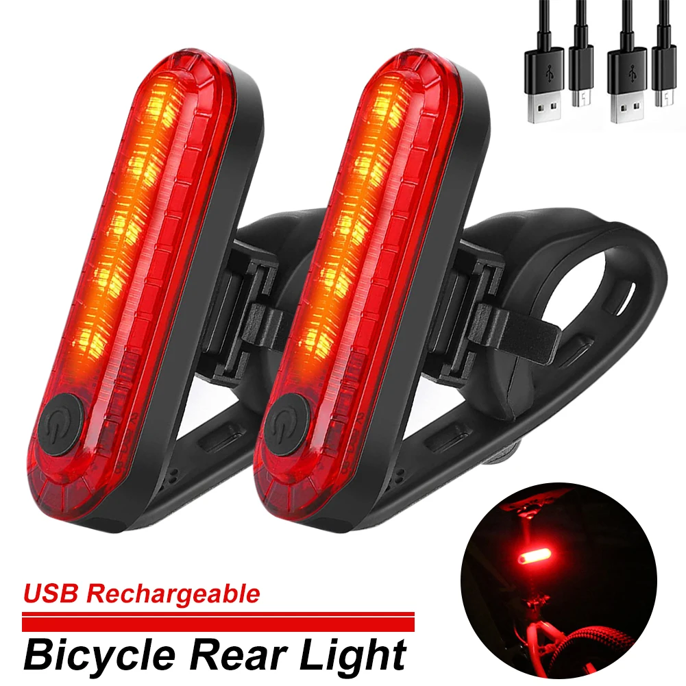 MTB Mountain Bike Tail Light Bicycle Light Rear USB Rechargeable Warning Taillight 4 Modes LED Light For Bicycle Accessories
MTB Mountain Bike Tail Light Bicycle Light Rear USB Rechargeable Warning Taillight 4 Modes LED Light For Bicycle Accessories
