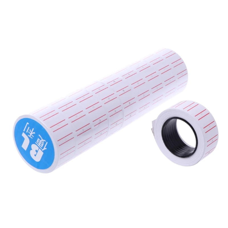 5000x Single Row White Two Red Lines Self-adhesive Coding Paper Price Paper Rectangular Supermarket Price Label Sticker
5000x Single Row White Two Red Lines Self-adhesive Coding Paper Price Paper Rectangular Supermarket Price Label Sticker