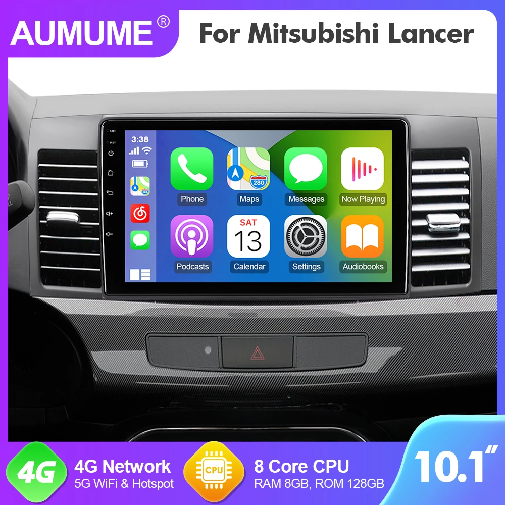 AUMUME Radio Android 12 For Mitsubishi Lancer 2007-2013 Car Multimedia GPS Player 8 Core RAM 8GB RDS
AUMUME Radio Android 12 For Mitsubishi Lancer 2007-2013 Car Multimedia GPS Player 8 Core RAM 8GB RDS
