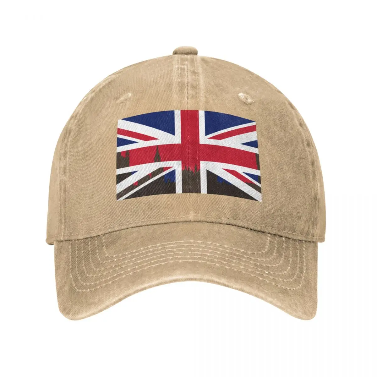 

Union Jack - Houses of Parliament Cowboy Hat Military Tactical Cap Trucker Hats Luxury Cap Hats For Women Men'S