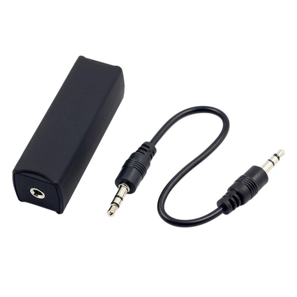 

3.5mm Audio Aux Cable Anti-interference Ground Loop Noise Filter Isolator Eliminate Cancelling for Home Stereo Car Audio