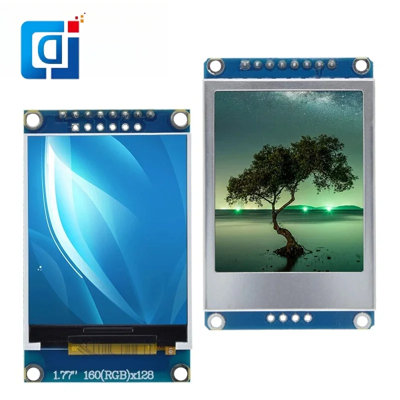 

JCD 1.77 inch TFT LCD Screen 128*160 1.77 TFTSPI TFT Color Screen Module Serial Port Module For Arduino UNO R3