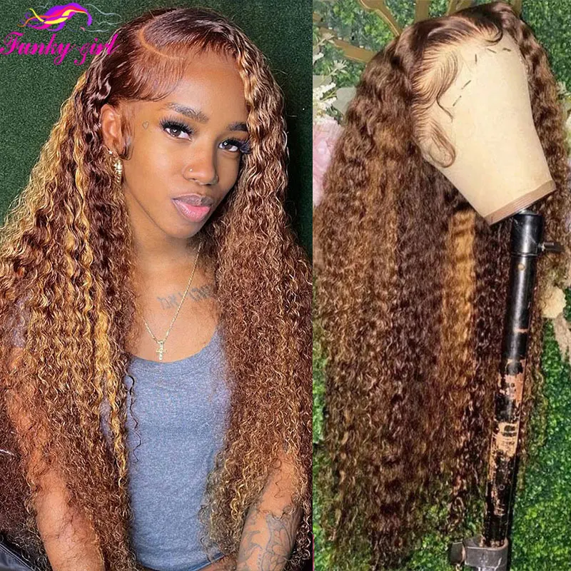 Highlight Wig Water Wave Human Hair Wigs Brazilian Water Wavy T Part Human Hair Lace Wigs Curly Hair 13x1 Transparent Part Wigs
Highlight Wig Water Wave Human Hair Wigs Brazilian Water Wavy T Part Human Hair Lace Wigs Curly Hair 13x1 Transparent Part Wigs