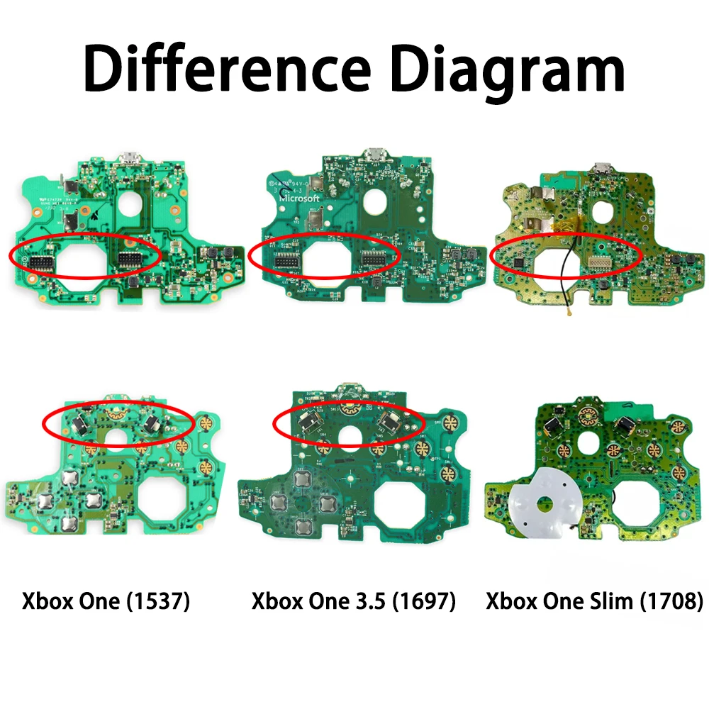 Bottom Motherboard For Xbox Series X/S Controller Circuit PCB Board For Xbox One Elite 2 Gamepad Bottom Motherboard For Xbox Series X/S Controller Circuit PCB Board For Xbox One Elite 2 Gamepad