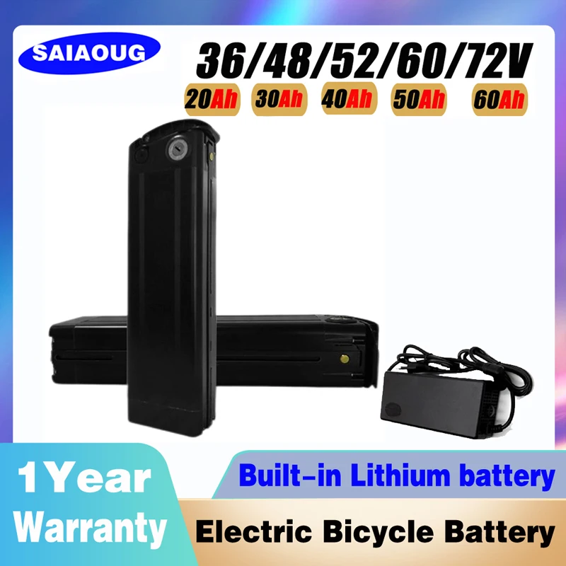 48v Lithium Battery Titanate Frame Fahrrad 36 Silver Fish E Bike Akku Accu Electric Bicycle 1500w 20 30 40 50ah 72v 52v Batterie
48v Lithium Battery Titanate Frame Fahrrad 36 Silver Fish E Bike Akku Accu Electric Bicycle 1500w 20 30 40 50ah 72v 52v Batterie