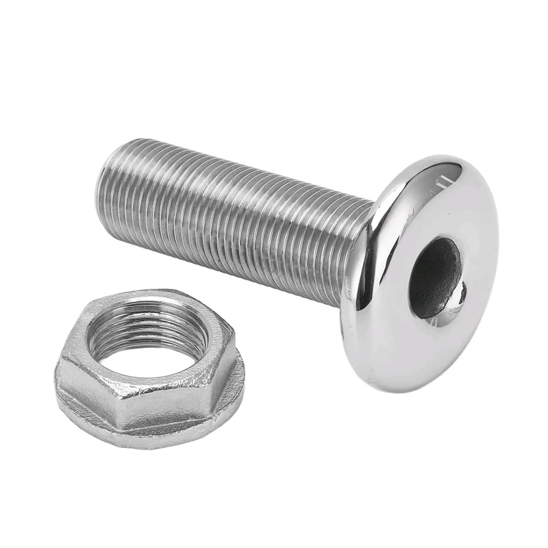 Marine 316 Stainless Steel 1inch I.D. 26mm Thru Hull Bilge Fitting Drain Connector Speedboat Pump Hose Boat Kayak Acceeories
Marine 316 Stainless Steel 1inch I.D. 26mm Thru Hull Bilge Fitting Drain Connector Speedboat Pump Hose Boat Kayak Acceeories