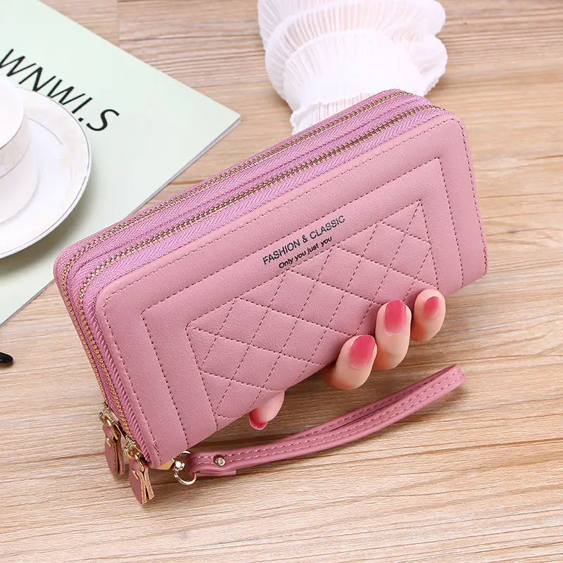 Long Women's Wallet Female Purses Tassel Coin Purse Card Holder Wallets Double Zipper Pu Leather Clutch Luxury Money Phone Bag
Long Women's Wallet Female Purses Tassel Coin Purse Card Holder Wallets Double Zipper Pu Leather Clutch Luxury Money Phone Bag