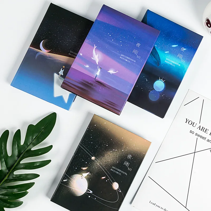 "Night Fly" Hard Cover Diary Beautiful Journal Colored Papers Study Notebook Notepad Stationery Kids Gift A5 New
"Night Fly" Hard Cover Diary Beautiful Journal Colored Papers Study Notebook Notepad Stationery Kids Gift A5 New