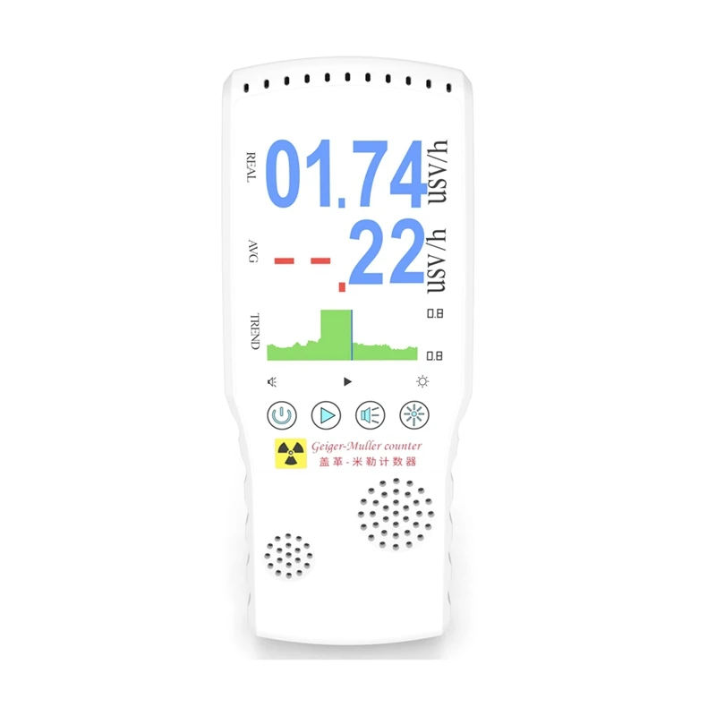 AIR-02 Radiation Nuclear Detector EMF Tester Full-Functional Geiger Counter Tester New Environmental Detector
AIR-02 Radiation Nuclear Detector EMF Tester Full-Functional Geiger Counter Tester New Environmental Detector
