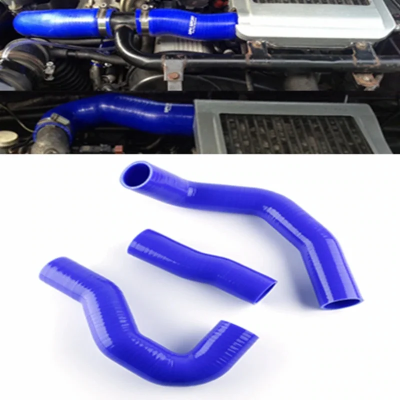 

For 2001-2007 Mitsubishi L200 Pajero 2.5 TD 4WD Turbo 2002 2003 2004 2005 2006 Boost Intercooler Tube Silicone Hoses Kit 3Pcs