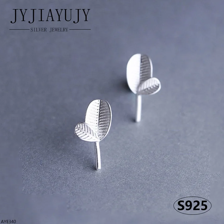 JYJIAYUJY 100% Sterling Silver S925 Stud Earrings Lovely Leaf Shape Fashion Elegant Hypoallergenic Female Jewelry Gift AYE340
JYJIAYUJY 100% Sterling Silver S925 Stud Earrings Lovely Leaf Shape Fashion Elegant Hypoallergenic Female Jewelry Gift AYE340