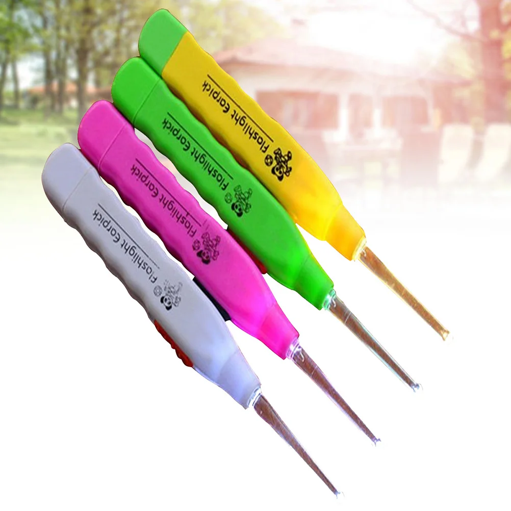 4pcs LED Earpicks Spoon Flash Ear Wax Pick Remover Tool Ear Cleaner for Kids (Random)
4pcs LED Earpicks Spoon Flash Ear Wax Pick Remover Tool Ear Cleaner for Kids (Random)
