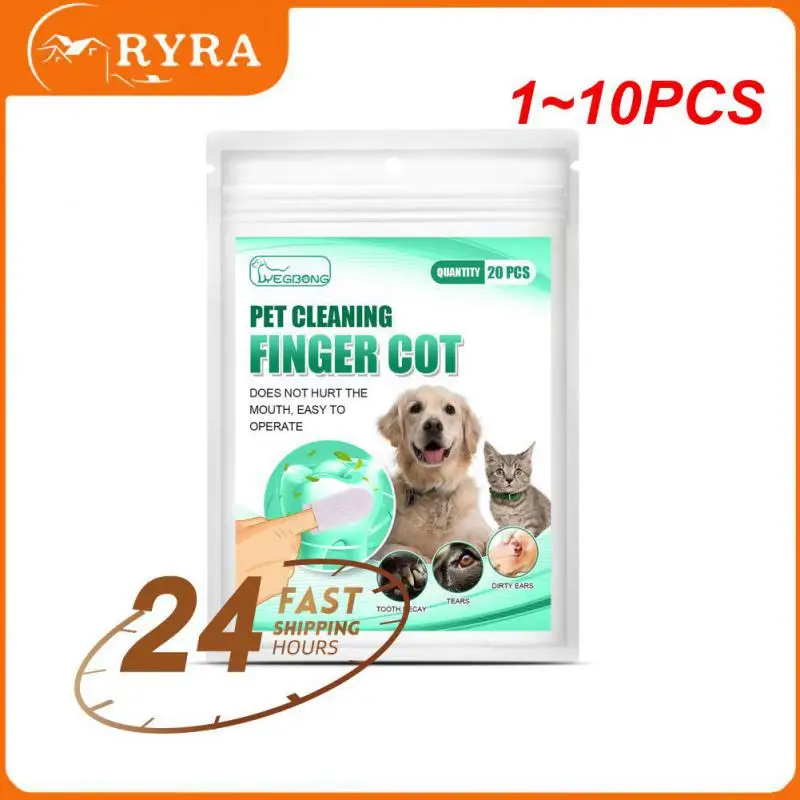 1~10PCS Per Pack Dog Toothbrush Kit Non-Woven Fabric Dots Surface for Easy Teeth Cleaning Care Wipes for Cats Dogs
1~10PCS Per Pack Dog Toothbrush Kit Non-Woven Fabric Dots Surface for Easy Teeth Cleaning Care Wipes for Cats Dogs