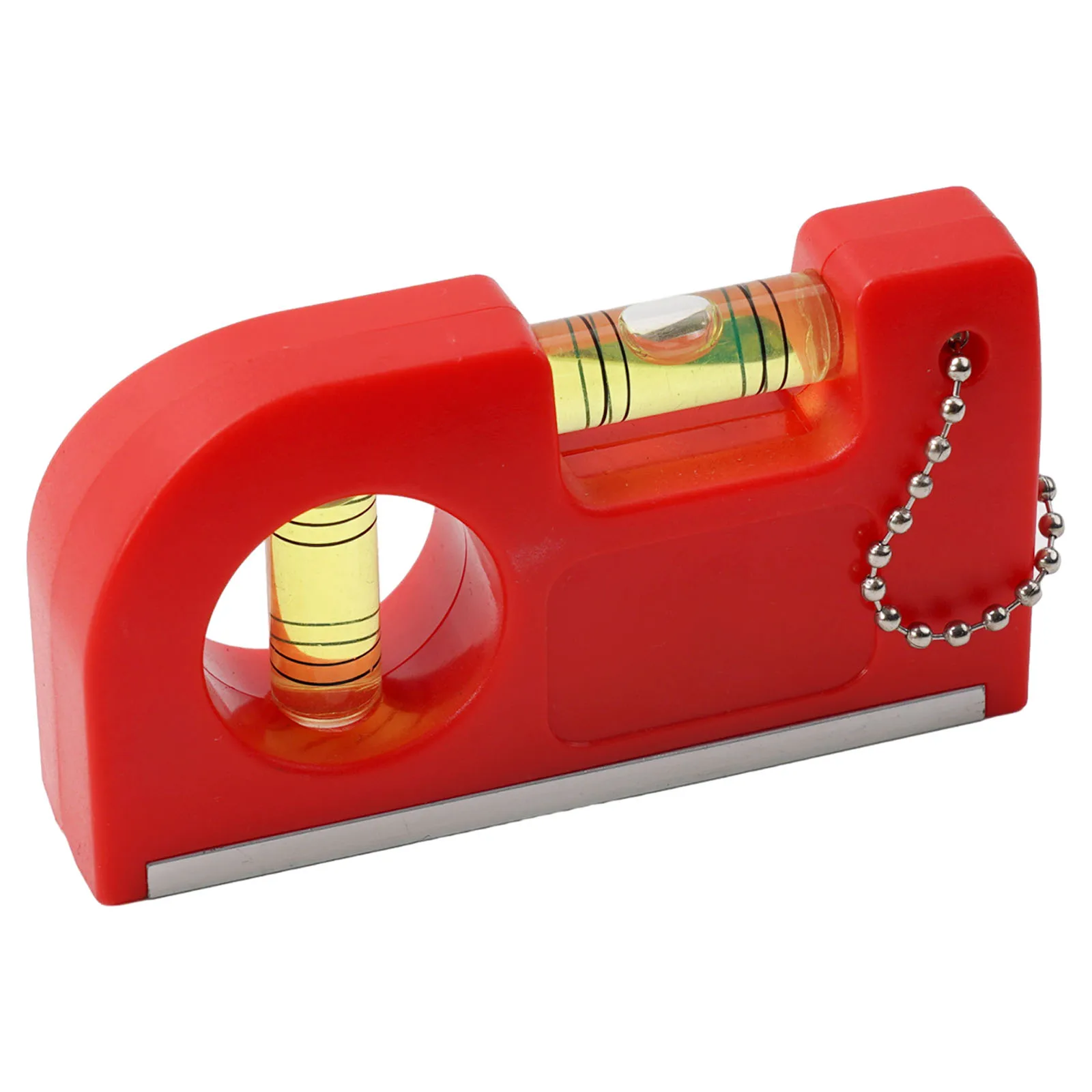 Mini Key Chain Leveler Magnetic With Metal Chain Hook For Determining Horizontal Pocket Level 3.34x1.81x0.78in
Mini Key Chain Leveler Magnetic With Metal Chain Hook For Determining Horizontal Pocket Level 3.34x1.81x0.78in