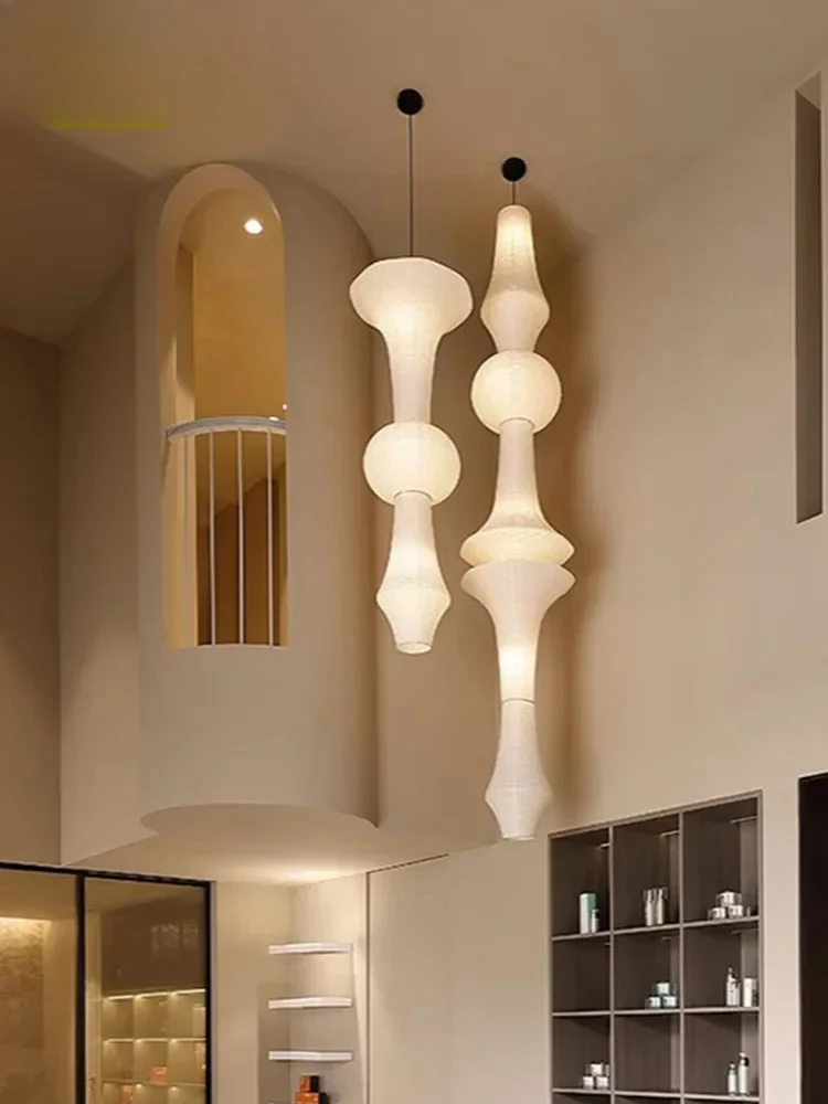 

Японский дизайн, подвесные светильники Akari Noguchi Yong светодиодный E27 Wabi-sabi, Современная Подвесная лампа для гостиной, дивана, домашний декор для спальни