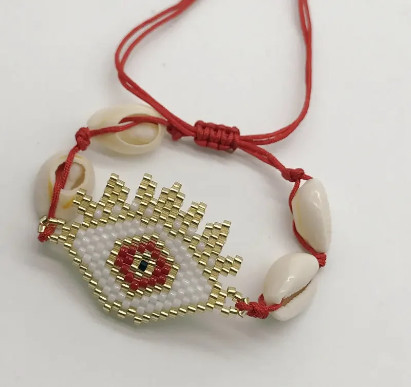 Rice Ball Bracelet Hand woven shell Devil's Eye Geometry fashion Simplicity Bohemia Adjustable Unisex Beaded Bracelet
Rice Ball Bracelet Hand woven shell Devil's Eye Geometry fashion Simplicity Bohemia Adjustable Unisex Beaded Bracelet