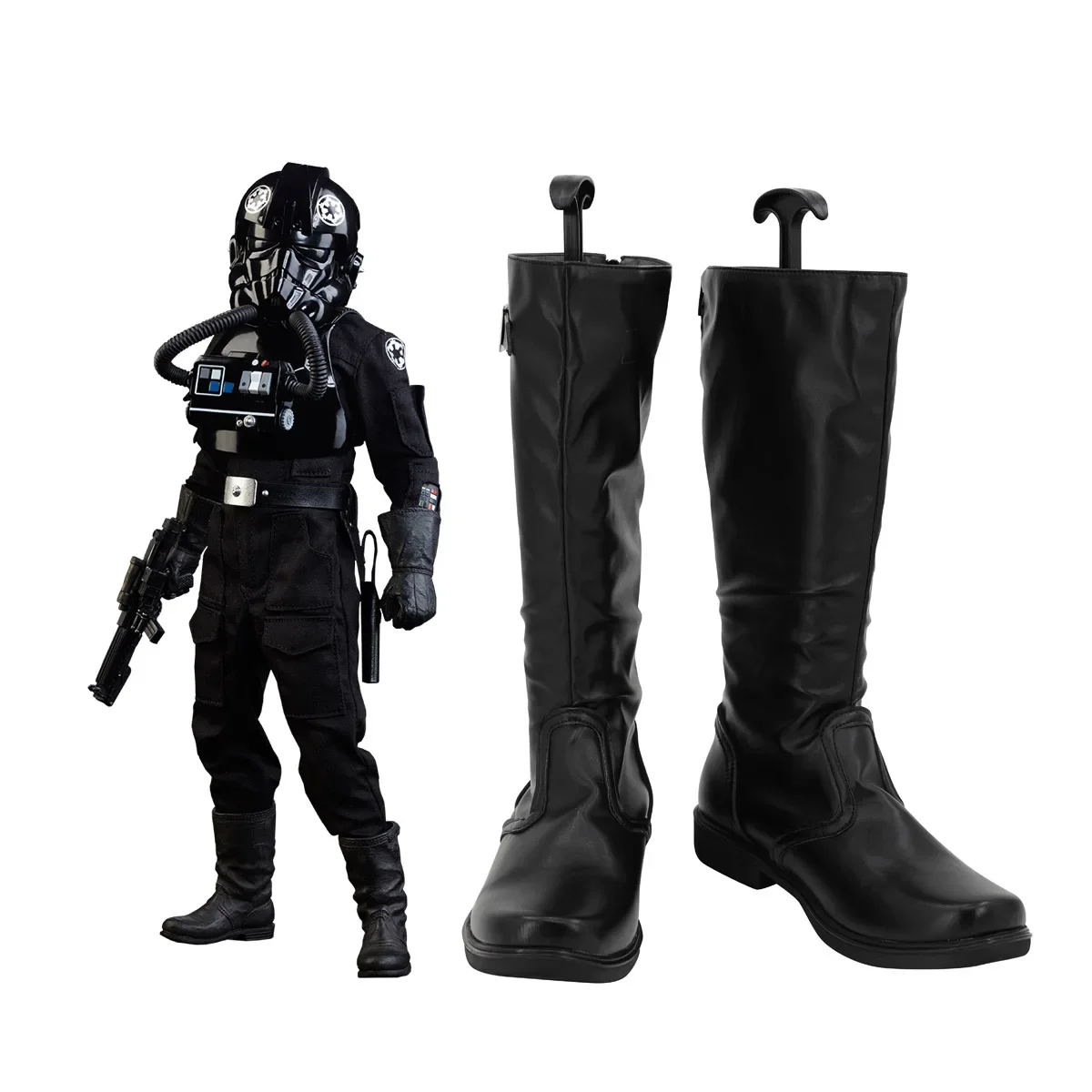 Ботинки для косплея TIE Fighter Pilot, черные ботинки на заказ, любого размера для мужчин и женщин
Ботинки для косплея TIE Fighter Pilot, черные ботинки на заказ, любого размера для мужчин и женщин