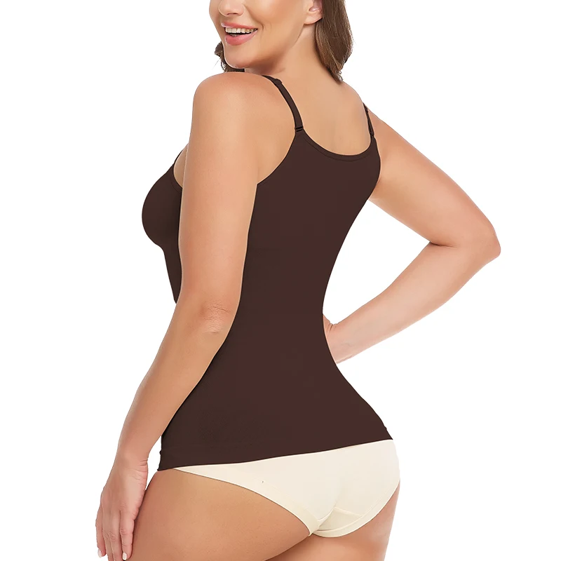 Camisole Shapewear for Plus Size Women Tummy Control Shapewear Shaping Tank Tops Slimming Body Shaper Compression Vest Underwear Camisole Shapewear for Plus Size Women Tummy Control Shapewear Shaping Tank Tops Slimming Body Shaper Compression Vest Underwear