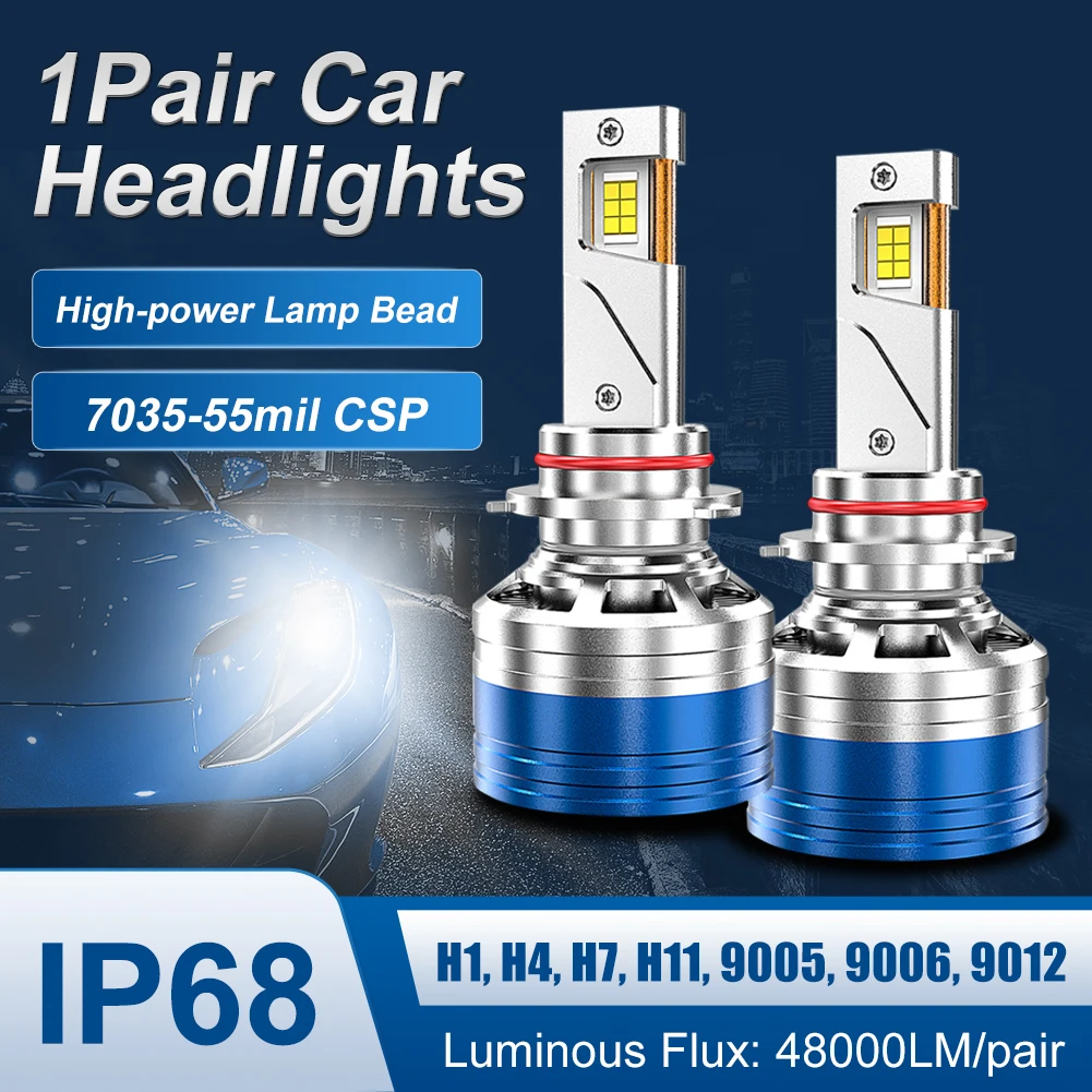 1Pair Car LED Headlights H1 H4 H7 H8 H9 H11 9005 9006 9012 LED Bulb 320W 48000LM 6000K High Power White LED Fog Light Auto Parts
1Pair Car LED Headlights H1 H4 H7 H8 H9 H11 9005 9006 9012 LED Bulb 320W 48000LM 6000K High Power White LED Fog Light Auto Parts