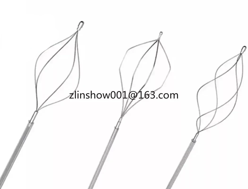 Disposable Endoscopic Reusable Stone Extraction Basket/ Rotatable Stone Retrieval Basket for Stone remove
Disposable Endoscopic Reusable Stone Extraction Basket/ Rotatable Stone Retrieval Basket for Stone remove