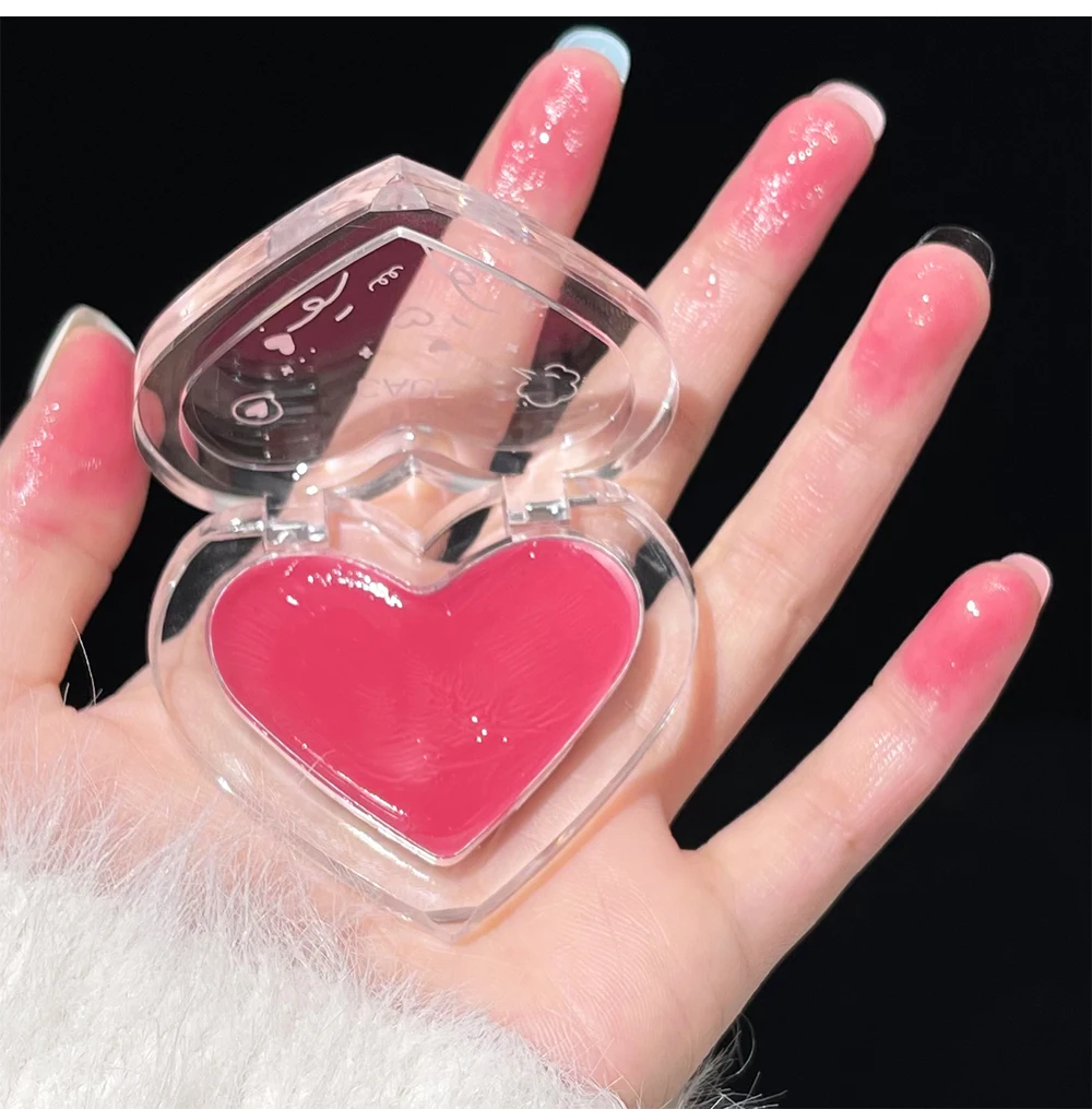 Love Heart Highlighter Blusher Palette Brightening Face Highlighter Cream Waterproof High Gloss Blush Illuminator Korean Makeup 3 S1d96ead9ca774d479ec39d6054b5a84a9