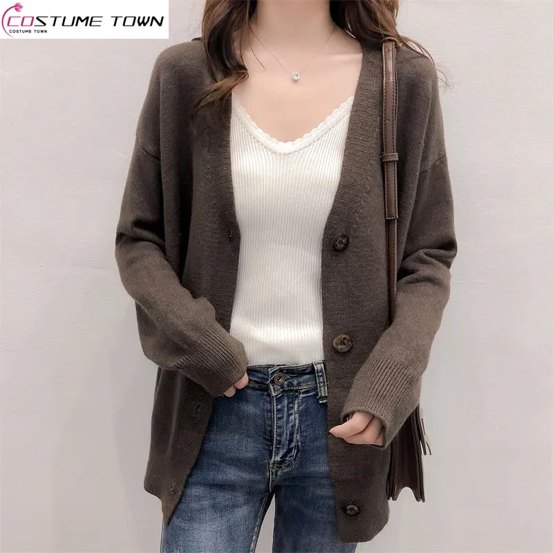 Spring and Autumn Sweaters Women's Cardigan Tide 2023 New Korean Edition Women's Fashion Slim V-neck Knit Large Coat
Spring and Autumn Sweaters Women's Cardigan Tide 2023 New Korean Edition Women's Fashion Slim V-neck Knit Large Coat