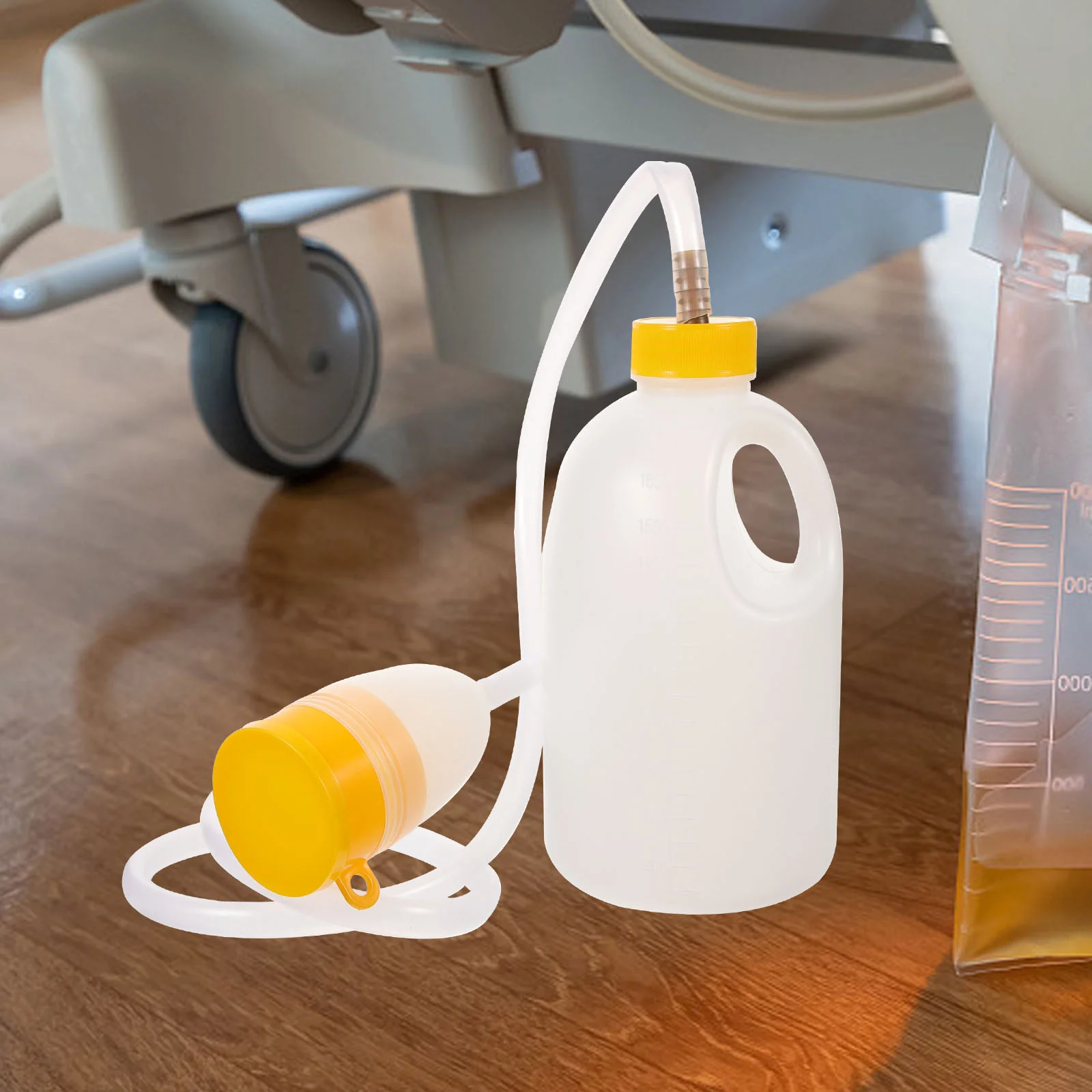 1 Set Plastic Urinal Jar Large Urinal Bottle Men Use Urinal Plastic Urinal Catheter Design Urinal Bottle for Men
1 Set Plastic Urinal Jar Large Urinal Bottle Men Use Urinal Plastic Urinal Catheter Design Urinal Bottle for Men