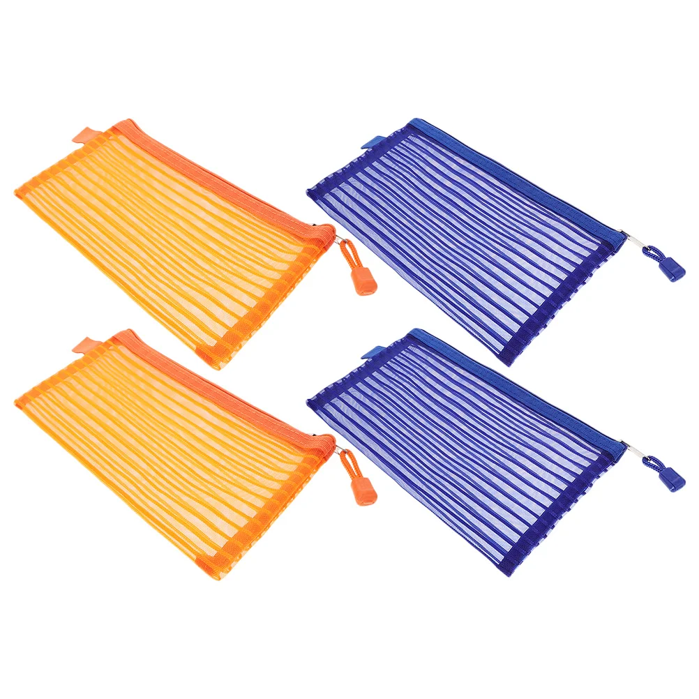 4 Pcs Visible Zipper Pouches Testing Paper Bank Bags with Organizer Stripes Document Papers Storage
4 Pcs Visible Zipper Pouches Testing Paper Bank Bags with Organizer Stripes Document Papers Storage