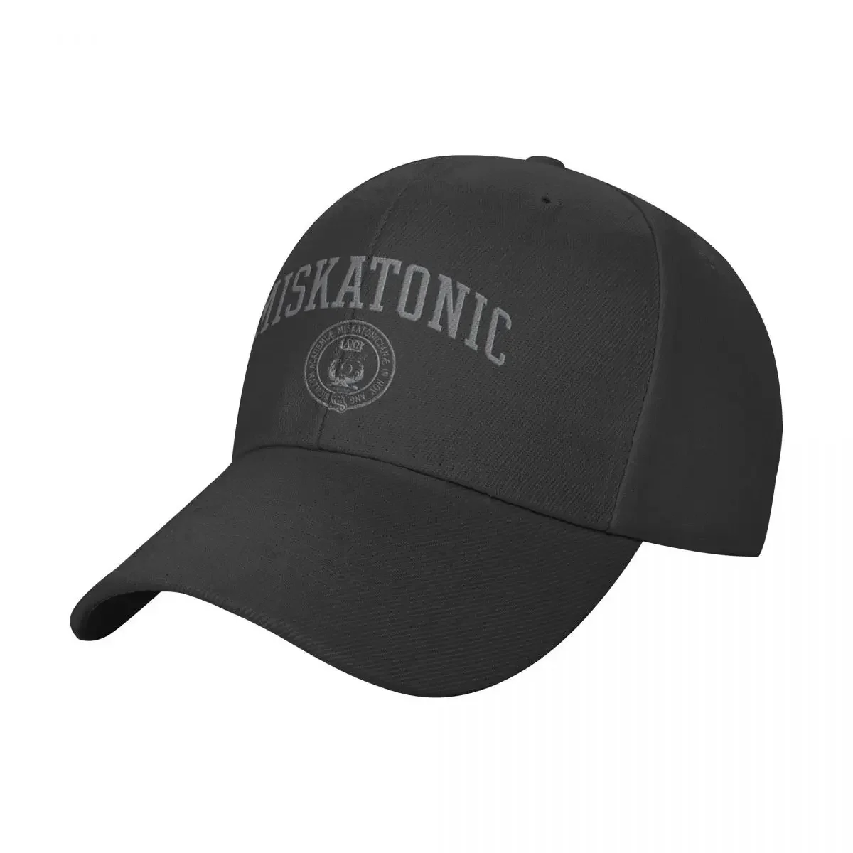 

Miskatonic University Collegiate Baseball Cap Hood Fishing Caps dad hat boonie hats Golf Wear Men Women's