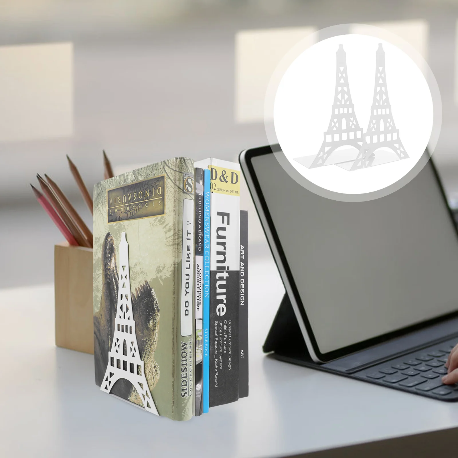 Концы книг Ipetboom в форме Эйфелевой башни, Нескользящие украшения для книг в комнате, домашний декор для влюбленных, белый цвет
Концы книг Ipetboom в форме Эйфелевой башни, Нескользящие украшения для книг в комнате, домашний декор для влюбленных, белый цвет