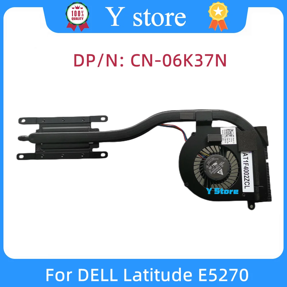 

Y Store New Original CN-06K37N 06K37N 6K37N Radiator For Dell Latitude E5270 Cooling Heatsink Fast Ship