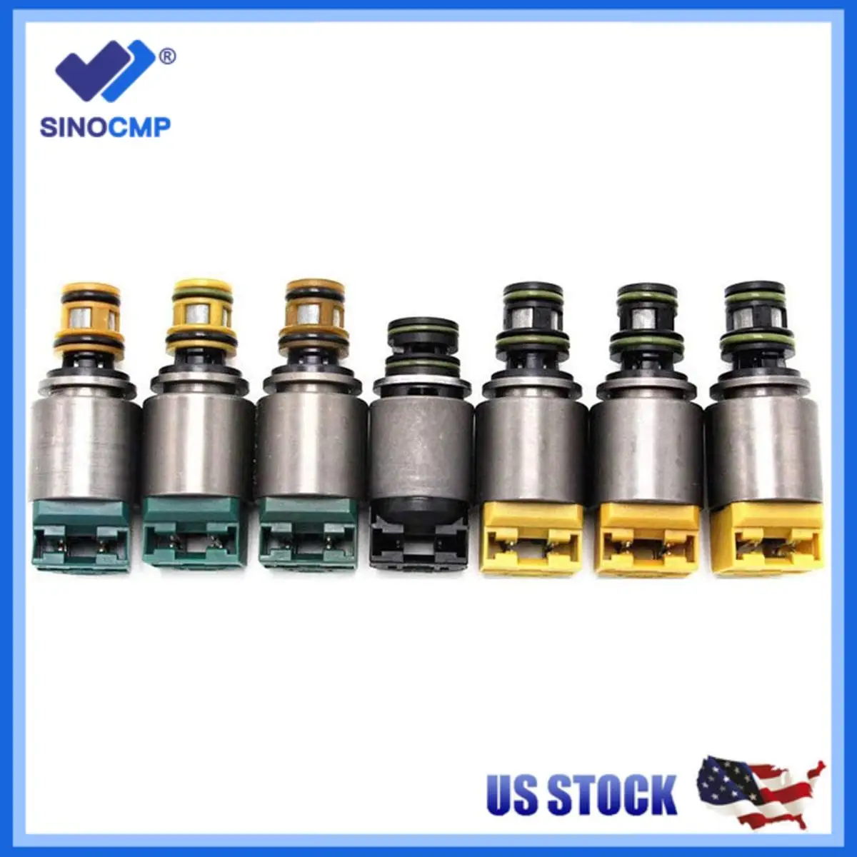 

7PCS 6HP19 6HP26 Transmission Solenoid valve kit 6HP32 6HP21 6HP28 6HP34 FOR AUDI A4 A6 A8 Q7 BMW X3 X5 Kia Land Rover