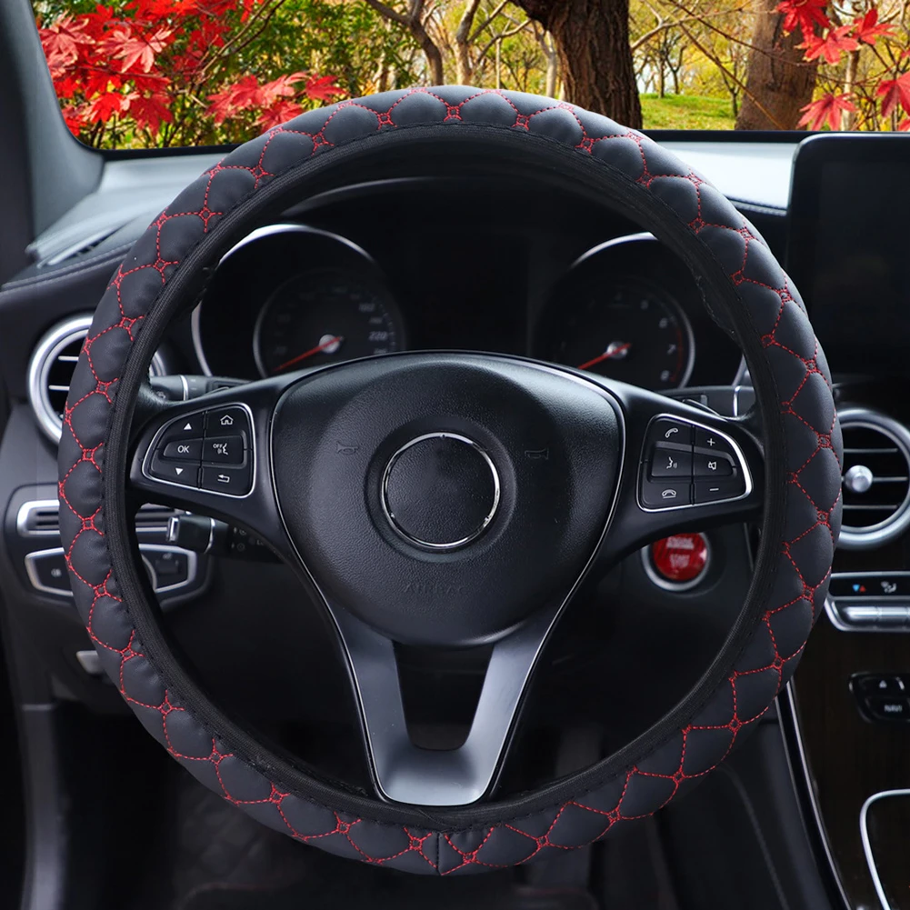 High Quality Hot/Feel Soft /Easy To Install Steering Wheel Cover Parts & Accessories 1PACK 1PCS 37-38CM For Car
High Quality Hot/Feel Soft /Easy To Install Steering Wheel Cover Parts & Accessories 1PACK 1PCS 37-38CM For Car