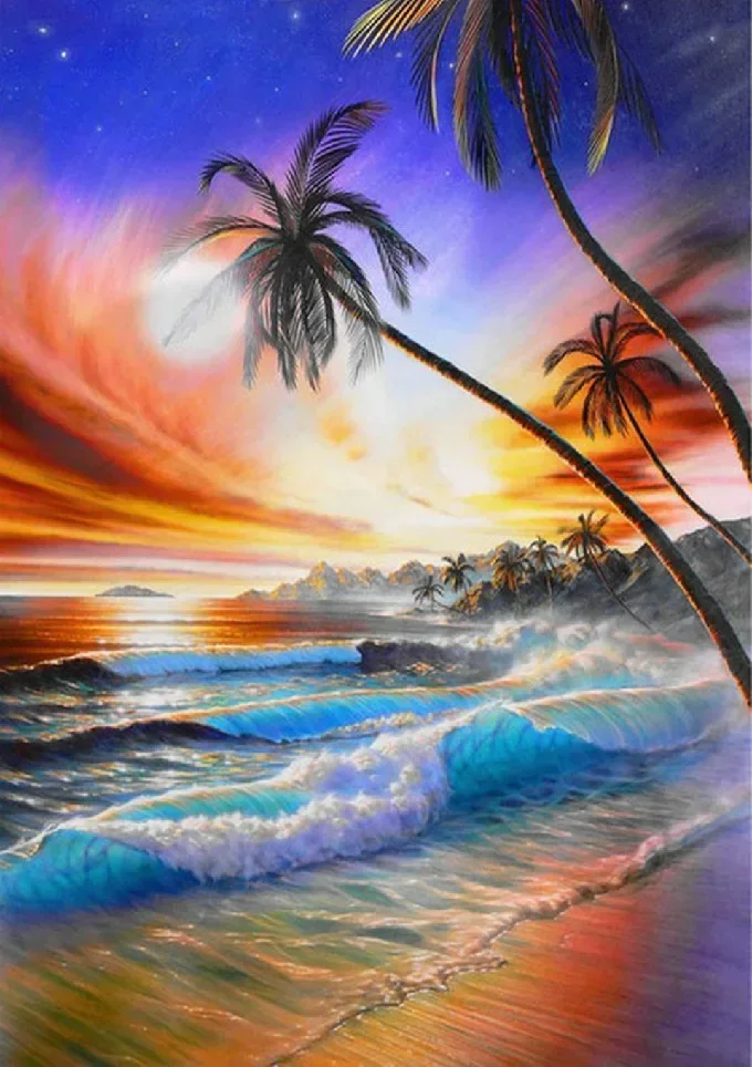 00517-XZ- Diy landscape figures and animals hand-painted digital oil painting set
00517-XZ- Diy landscape figures and animals hand-painted digital oil painting set