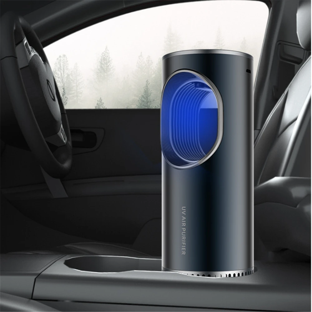 

Portable Air Purifier Negative Ion Generator Remove Formaldehyde Dust Smoke Air Freshen Anion 3 Layer Purification for Home Car