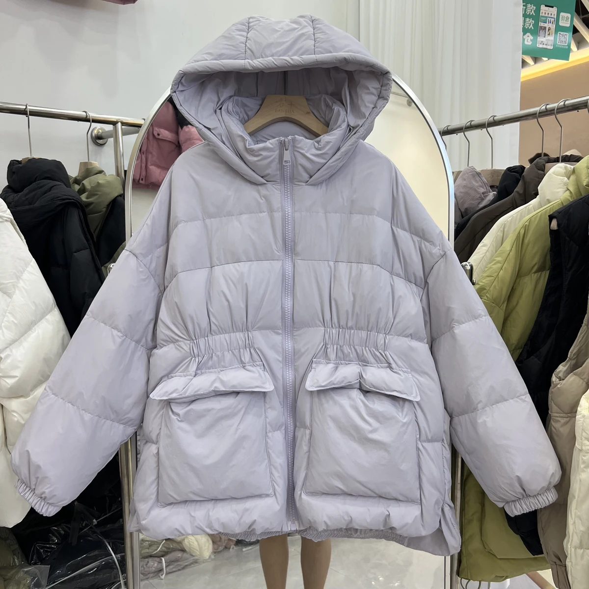 Fall Winter 2023 New Down Jacket Women Long Sleeve Hooded Korean Fashion Thickened White Duck Down Coat Clothings L369
Fall Winter 2023 New Down Jacket Women Long Sleeve Hooded Korean Fashion Thickened White Duck Down Coat Clothings L369