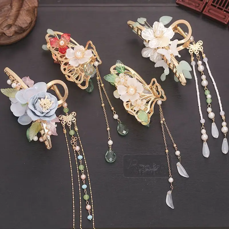 Classical Orchids, Hair Clippers, Cheongsam, Ancient Costume Tassels, Hairpins, Hanfu Headdress, Elegant and Gentle
Classical Orchids, Hair Clippers, Cheongsam, Ancient Costume Tassels, Hairpins, Hanfu Headdress, Elegant and Gentle