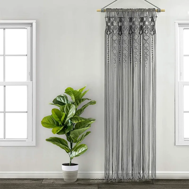 Finished Door Woven Tapestries Fabric Furniture Decoration Nordic Bohemian Style Exquisite Transparent Window Screen Curtains
Finished Door Woven Tapestries Fabric Furniture Decoration Nordic Bohemian Style Exquisite Transparent Window Screen Curtains
