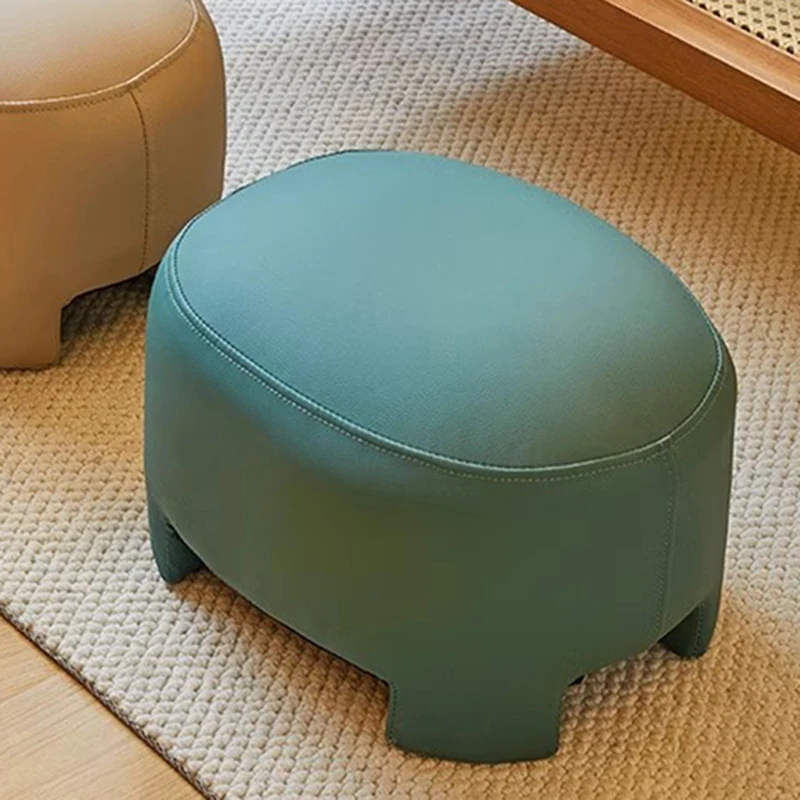 

Simply Interior Aesthetic Stool Oval Portable Relax Multifunction Footrest Creative Muebles Para Dormitorio Home Furniture