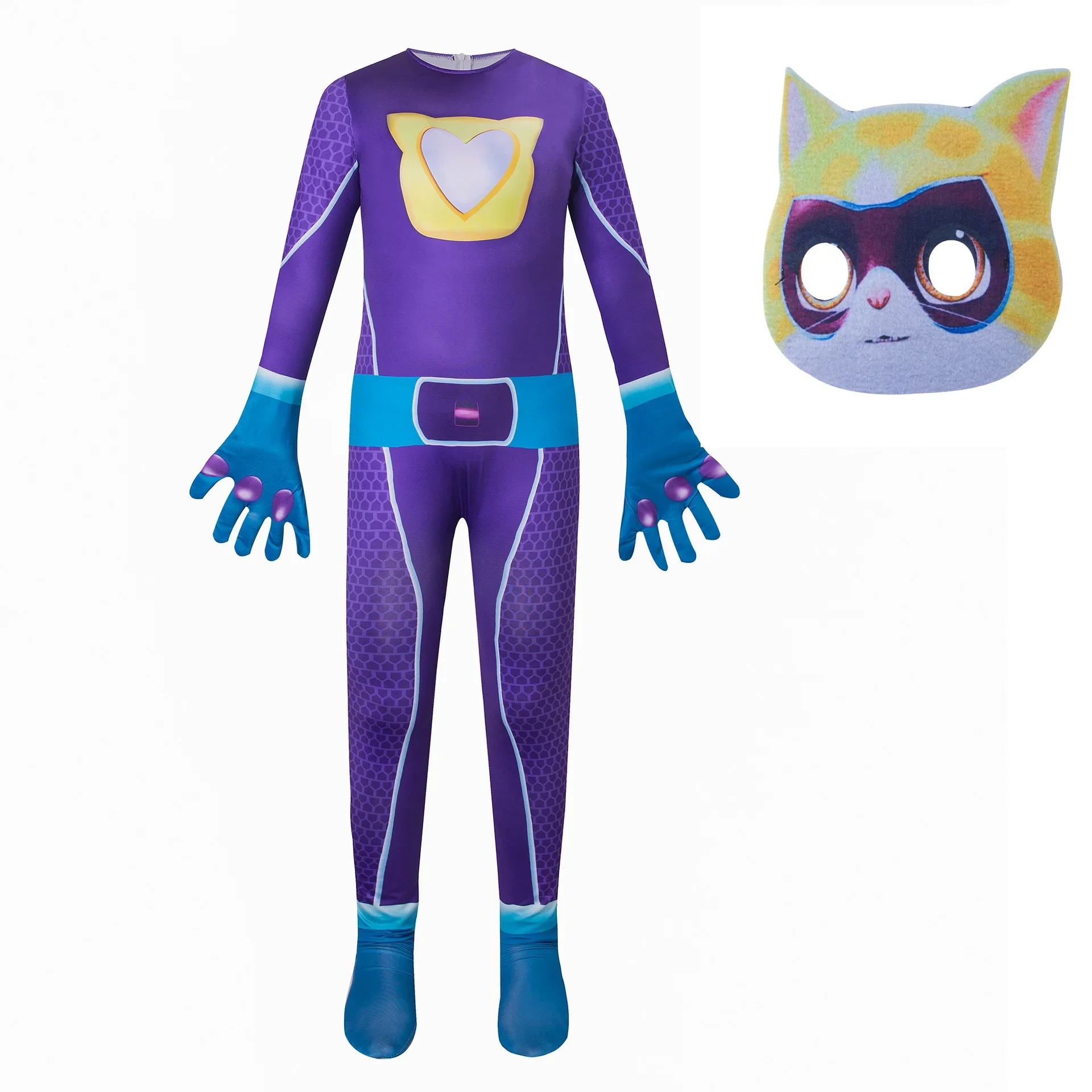 SuperKitties jumpsuits, tight fitting outfits, Halloween special personalized costumes, stage performances, costumes, super cats
SuperKitties jumpsuits, tight fitting outfits, Halloween special personalized costumes, stage performances, costumes, super cats