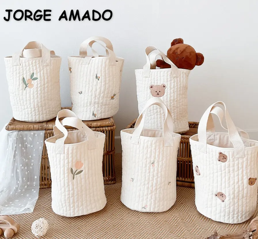 Embroidery Cotton Mummy Bag Handbag Baby Stroller Hanging Bag Diaper Bag Baby Bottle Finishing Bucket Bag Mother Baby Bag E007
Embroidery Cotton Mummy Bag Handbag Baby Stroller Hanging Bag Diaper Bag Baby Bottle Finishing Bucket Bag Mother Baby Bag E007