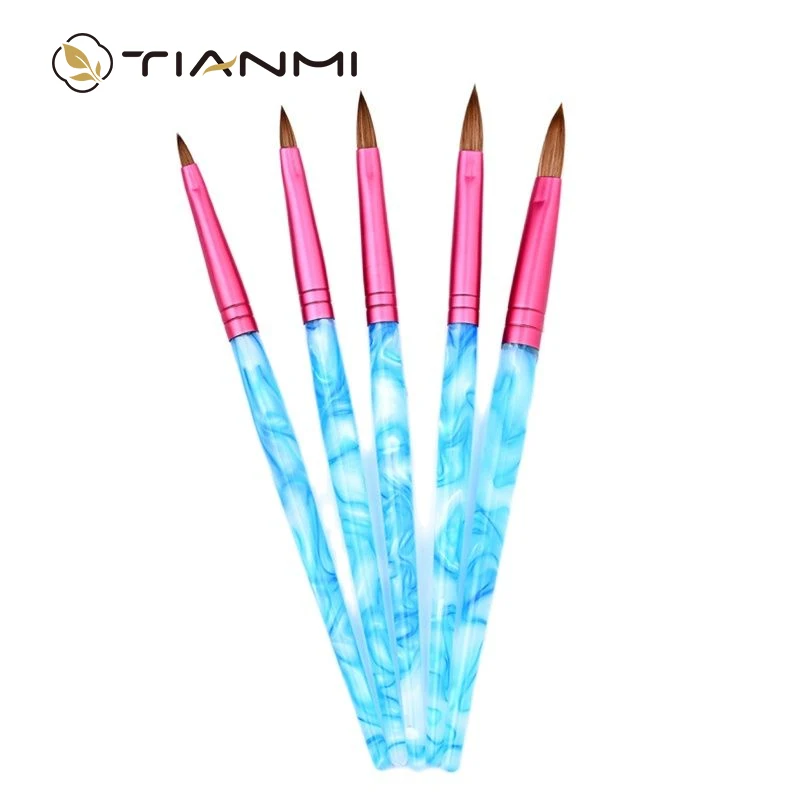 Wave Stripe Kolinsky Hair Acrylic Nail Brush Gel Nail Extension Builder Professional Carving Painting Nail Pens Manicure Tools
Wave Stripe Kolinsky Hair Acrylic Nail Brush Gel Nail Extension Builder Professional Carving Painting Nail Pens Manicure Tools